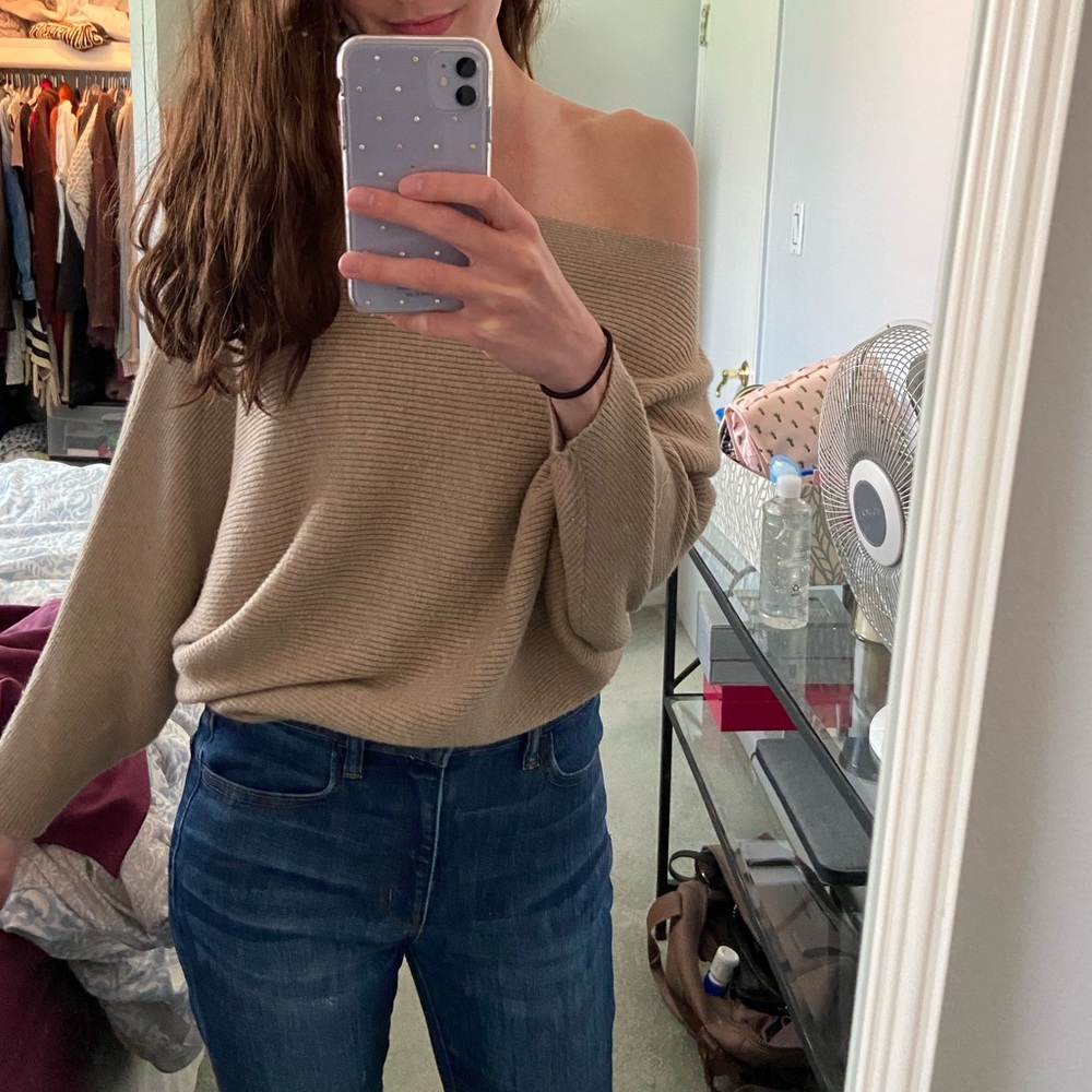 ZARA Beige Knit Top